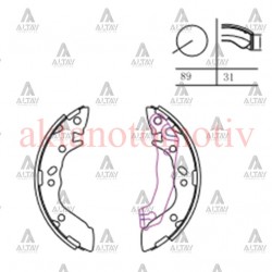 FREN BALATA ACCENT  95-00 PABUC ARKA